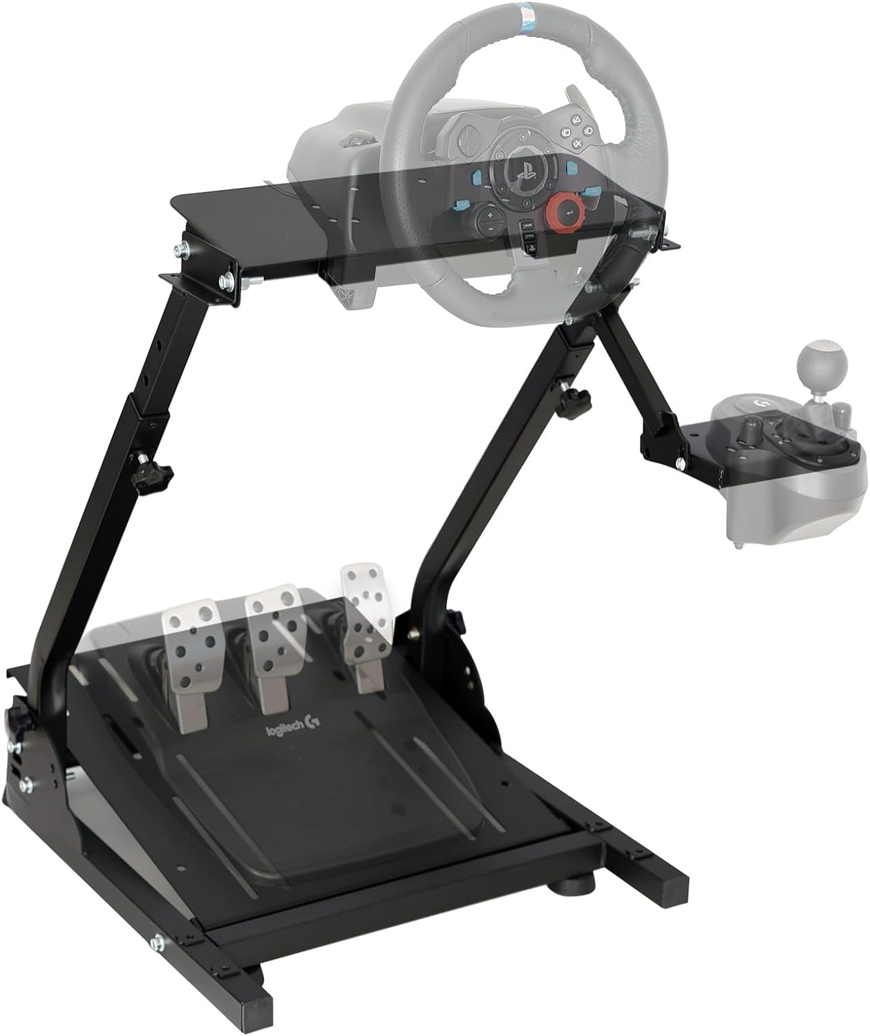 Racing Wheel Stand, Height Adjustable & Foldable Steering Wheal Stand Racing Wheel Stand, Height Adjustable & Foldable Steering Wheal Stand